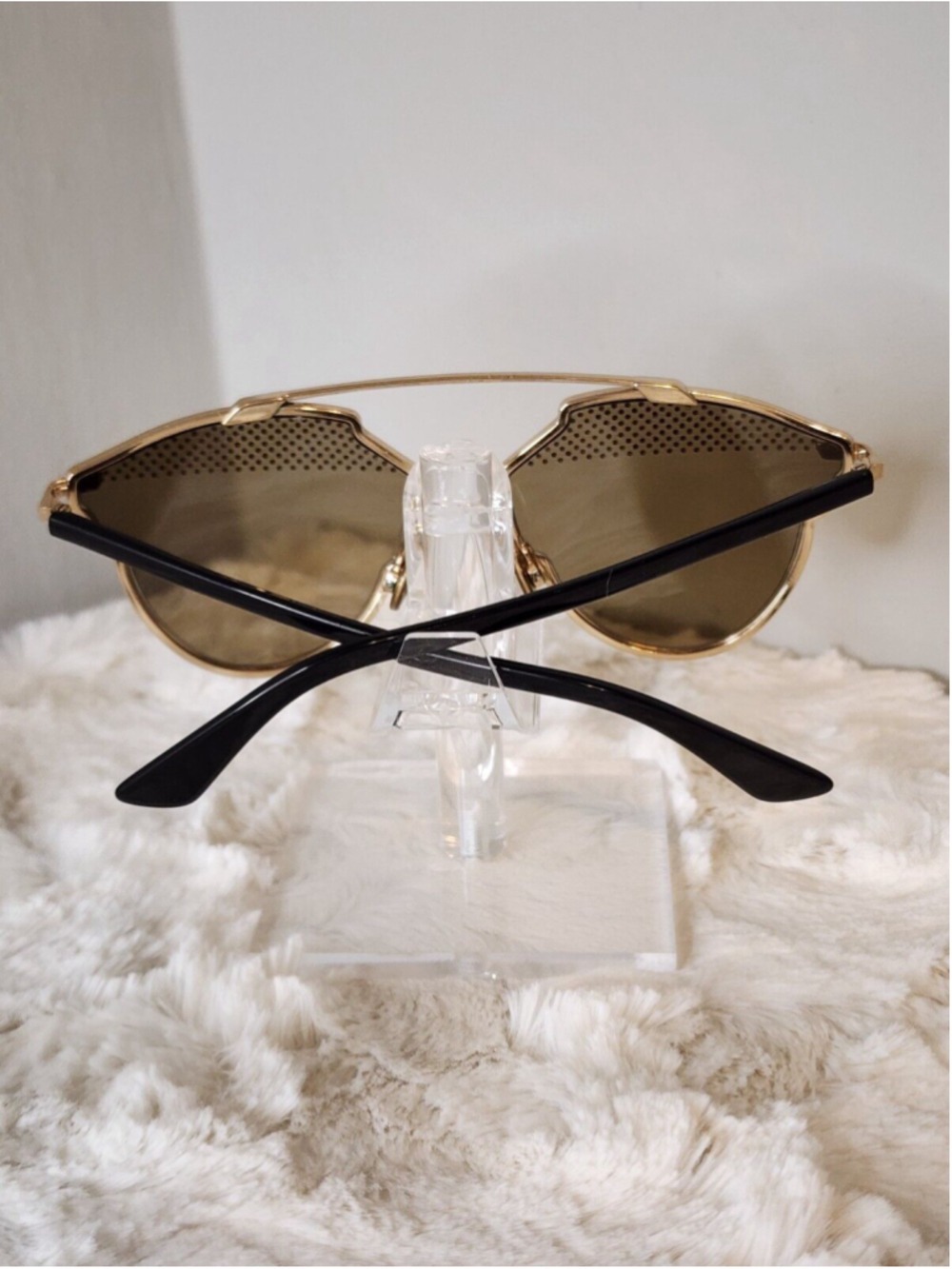 Christian Dior SO REAL S Studs gold black/light brown (RHL/5V A) Sunglasses - Picture 4 of 9